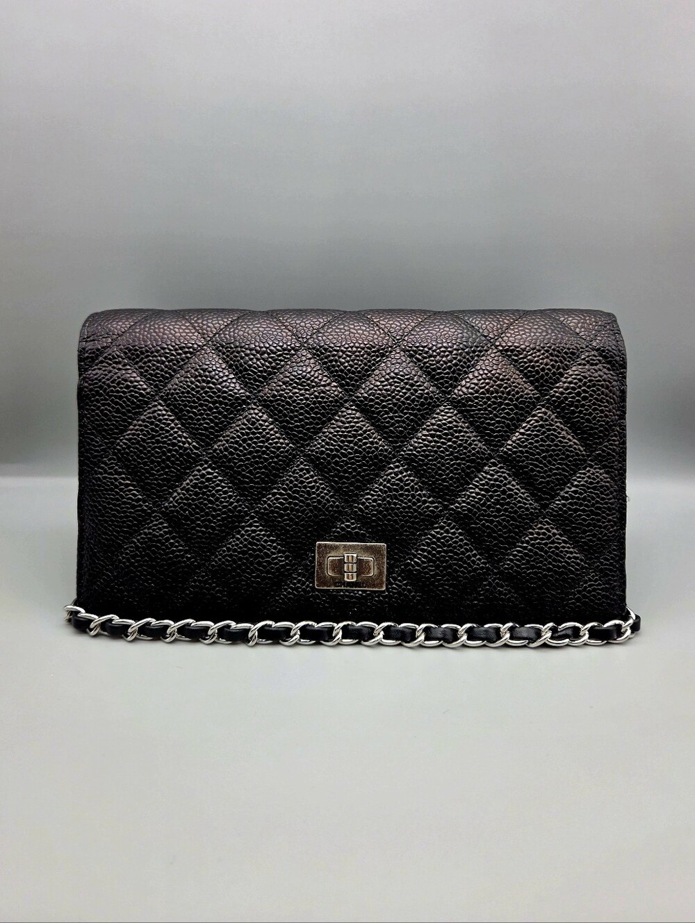 🖤CHANEL Black Caviar 2.55 Authentic Wallet🖤 - Picture 1 of 17